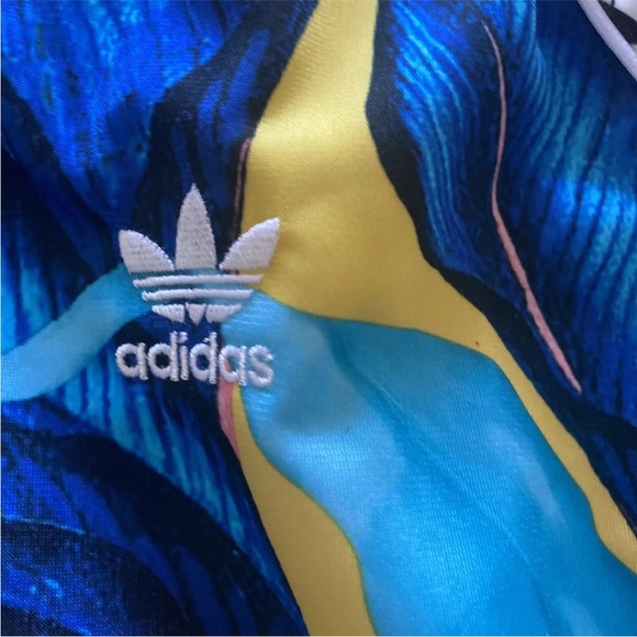 Adidas X Farm Rio Limited Edition Track Jacket Blue And Yellow Size XS - Picture 9 of 9